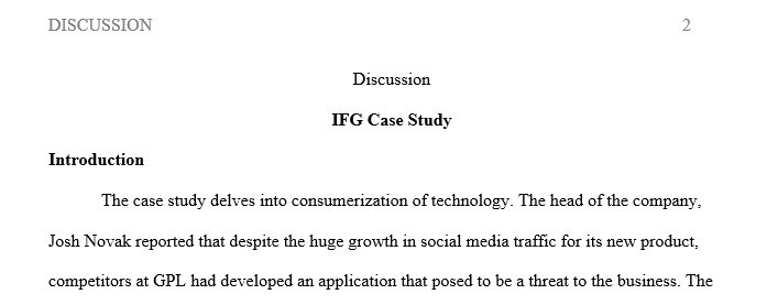 IFG Case Study