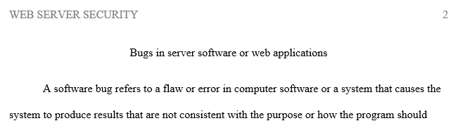 Select one of these compromises and explain how it could be avoided.