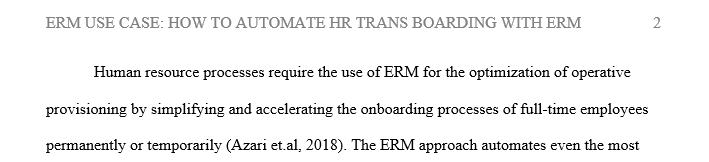 Would you implement the same ERM in your current organization (or future organization)