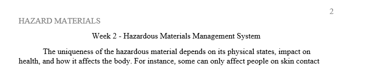 What defines the uniqueness of a hazardous material incident