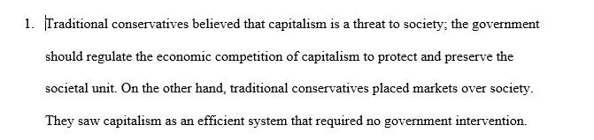 Describe the four functions of conservative ideology.