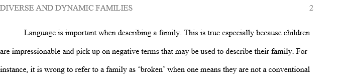 What are some better ways to describe divorce families