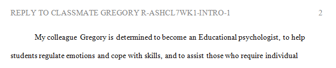 Do you agree that your classmate would be a good fit for their selected job position