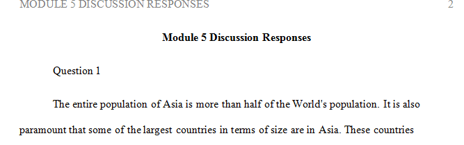 What do you see as the biggest issues in Asia during the next few years