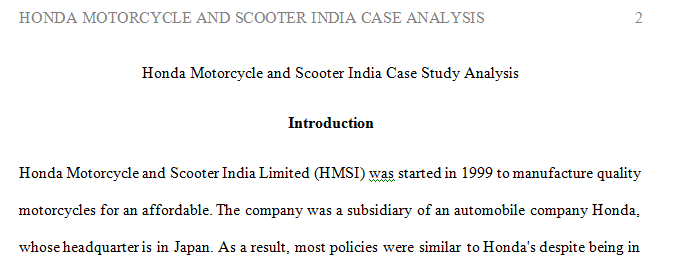 A description of the key factors that led to the breakdown of the industrial relations at Honda.