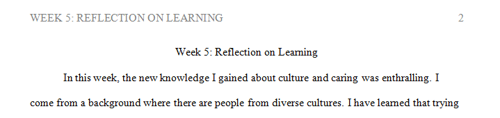 Provide one specific example of how you achieved the weekly objectives.