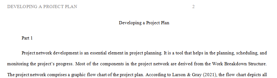 Why not go straight to a project network and forget the WBS