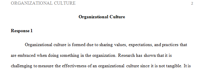 In my organization we use qualitative methods to measure organizational culture and employee ratification with senior leadership.