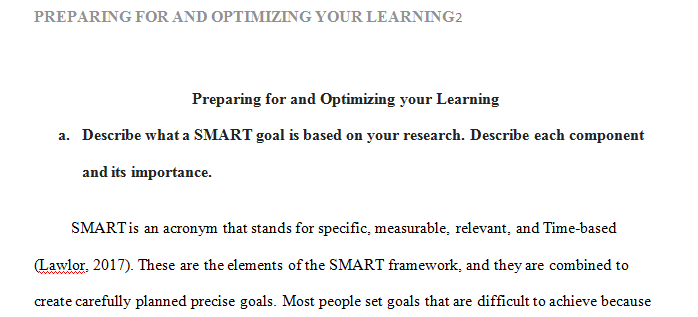 In this discussion you will practice identifying activities and writing goals to help you develop an effective learning contract.