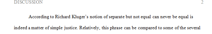 Explain what each of the cases introduced and resolved and how were they different from one another. 