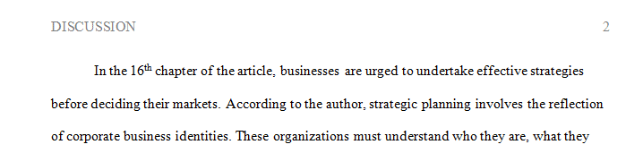 What is the brand’s “situation analysis”