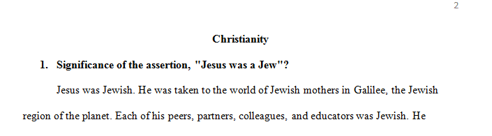 What is the significance of the statement “Jesus was a Jew”