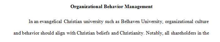 Write a 500-word paper on how this particular course should be understood differently at Belhaven than at a secular institution.